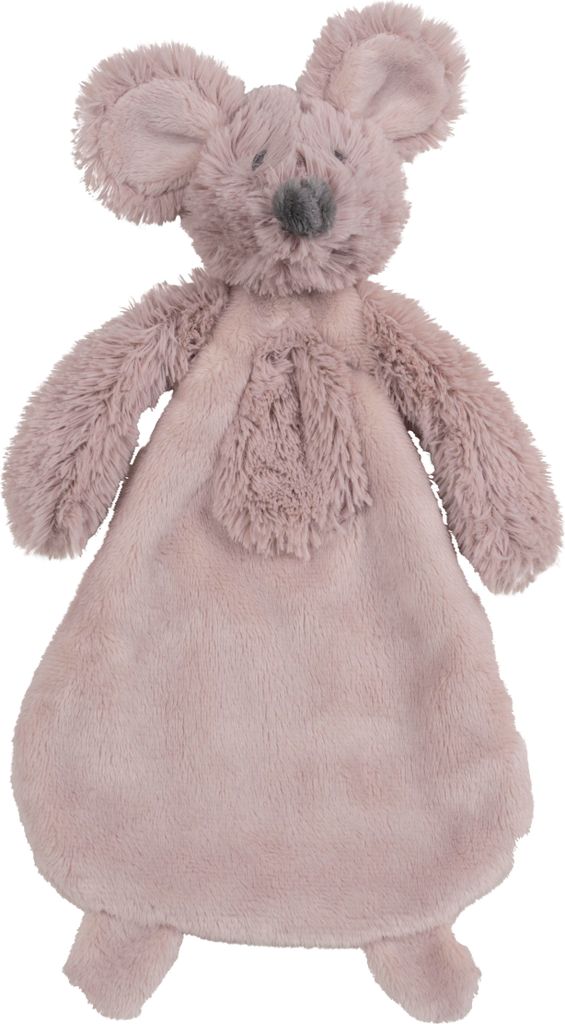 Happy Horse Schmusetuch Maus Mex - weiches Babyspielzeug altlila