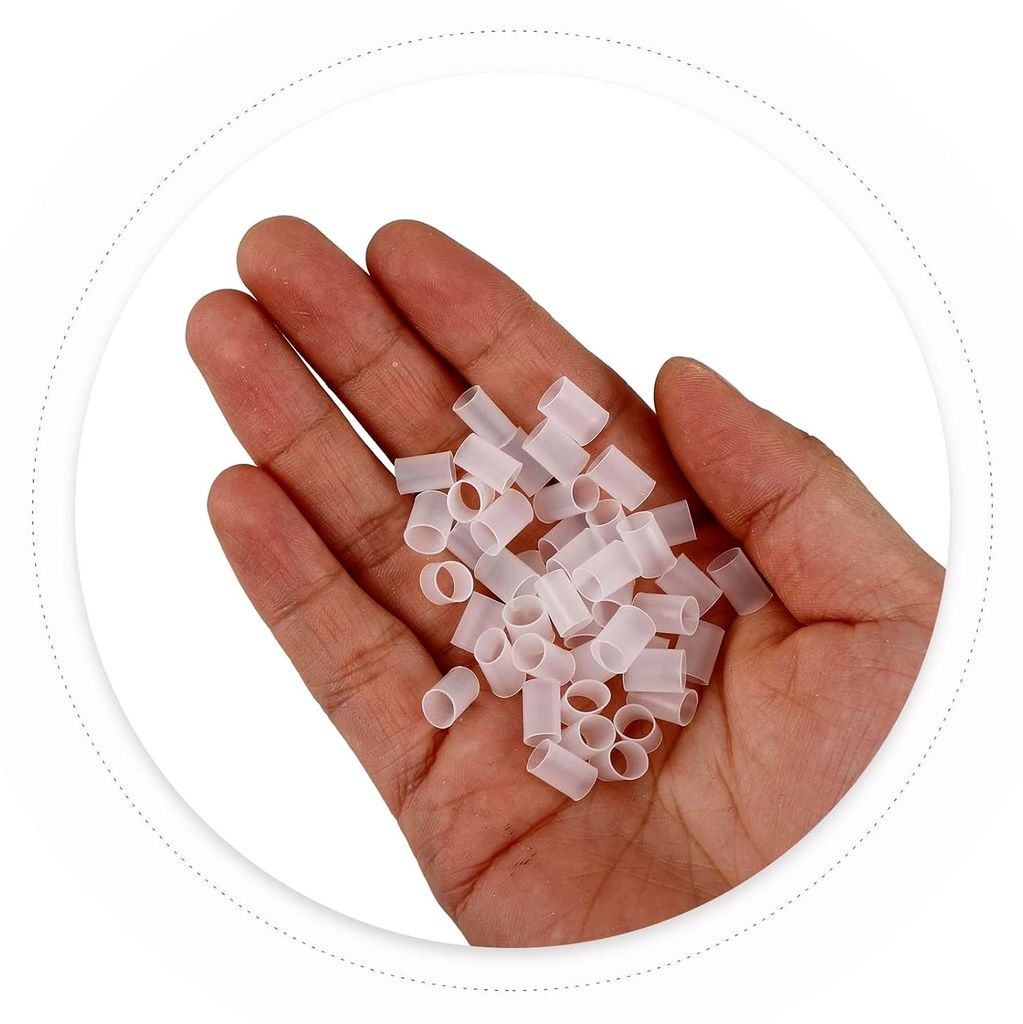 500g Transparente Elastische TPE Schläuche Flexible Kissenfüllung für Nackenstützkissen mit Atmungsaktivem Füllmaterial