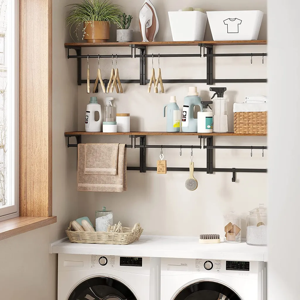 Etagère de rangement murale 40 cm LOFT - Support tablette style usine