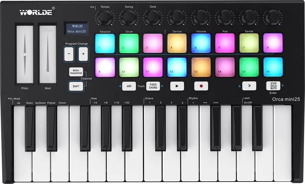 Mini Clavier MIDI USB Orca25 : La Solution Compacte pour Créer Partout