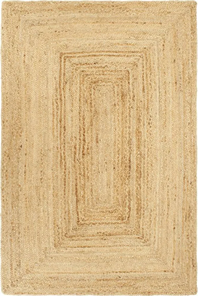 Tapis Jute Tissé Main 200x300 cm - Fibre Durable et Texture Robuste - 5