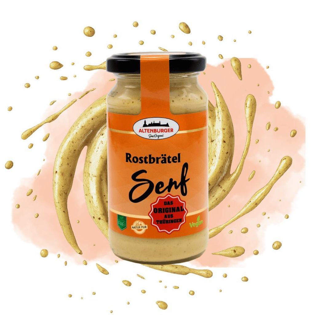 Thüringer Rostbrätel Senf, 200 ml