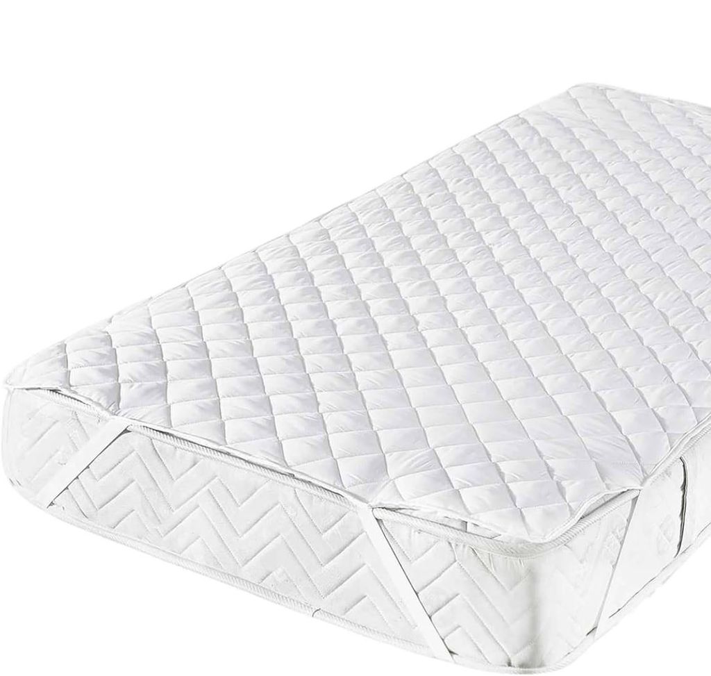 MODFU Matratzenschoner 90 x 200 cm Wasserdicht, Mit Elastisch Eckbändern, Matratzenauflage Atmungsaktive, Matratzenschutz