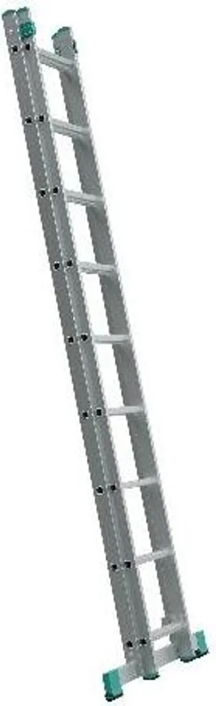 Échelle coulissante en aluminium 2 plans 3,13m pour travaux 7207