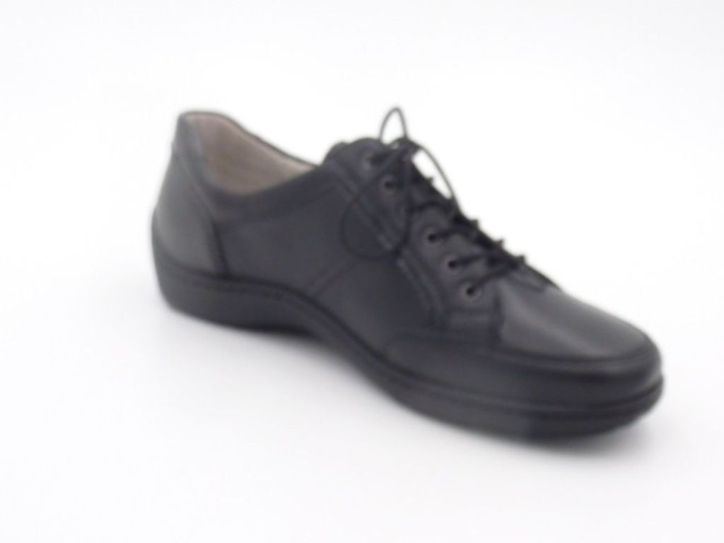 WALDLÄUFER Damen Schnürschuhe elegant schwarz Gr. 4,5