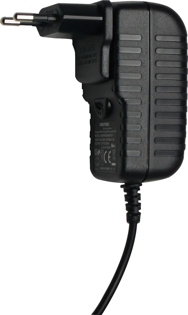 Grundig GZS1500 Bloc d'alimentation pour Dictaphones SH10 et SH24 Noir