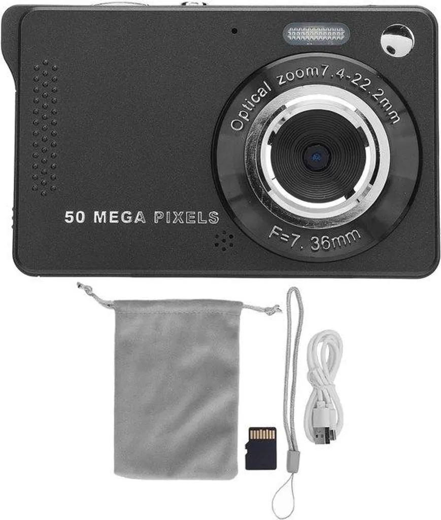 Caméra Full HD 1080p 50MP Infrarouge avec Zoom 16x et Grand Angle Intégré