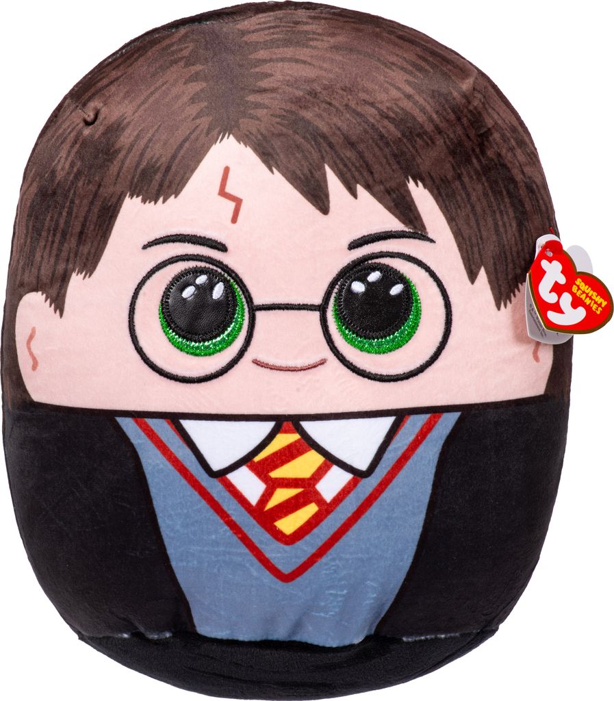 A plush toy of Harry Potter.