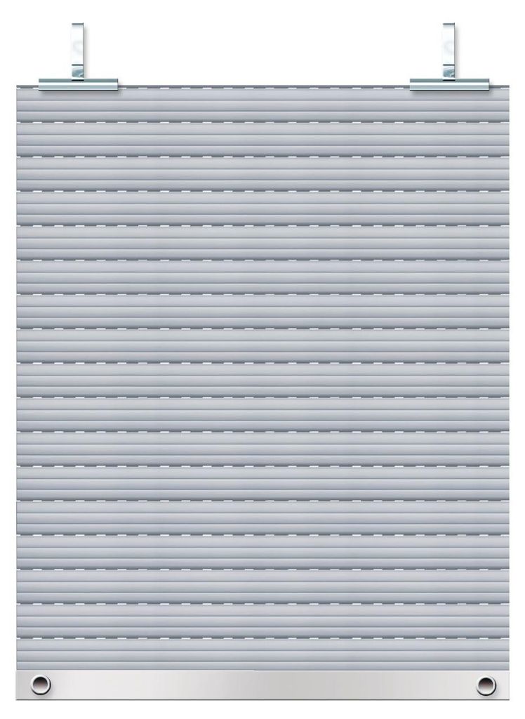 Schellenberg Rollladenpanzer komplett Set für System Mini 100 x 120 cm grau