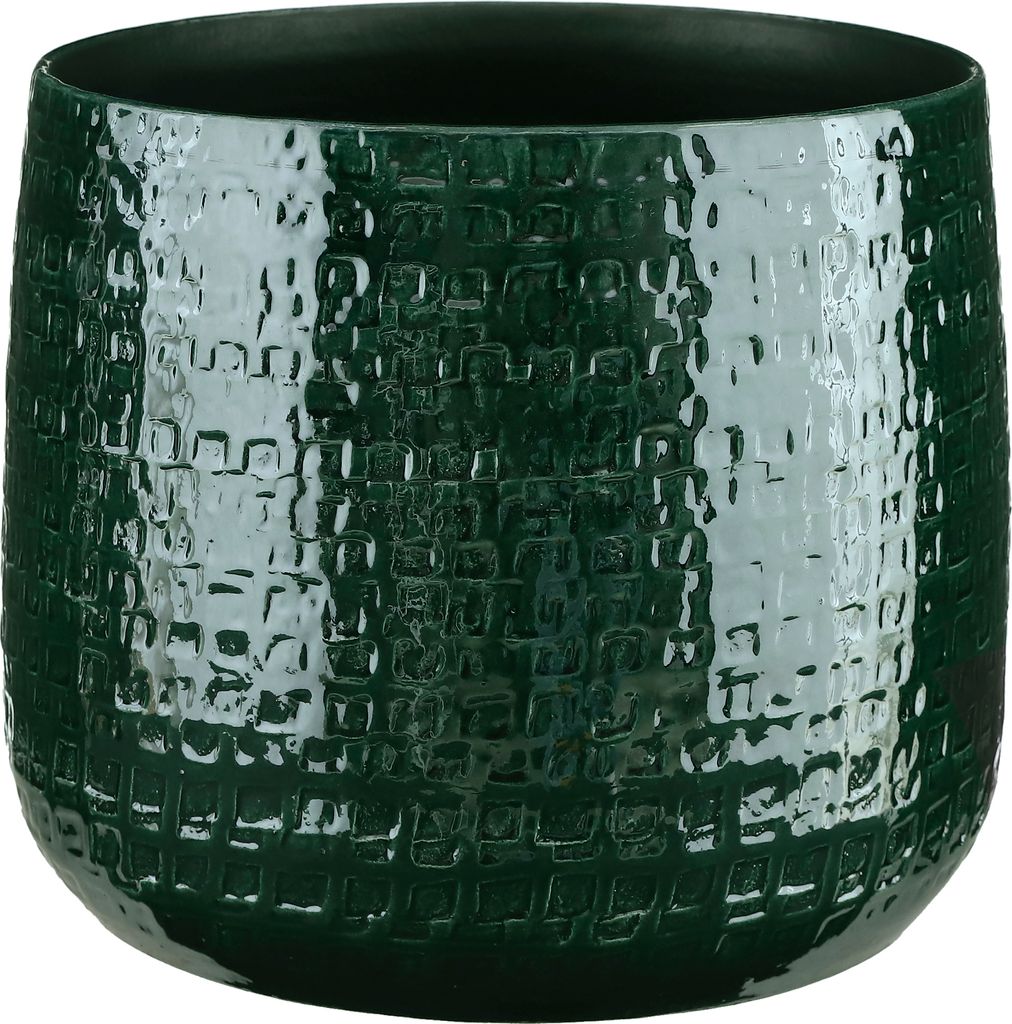 Mica Decorations Floyd Blumentopf - H23,5 x Ø28 cm - Grün Produktbild 