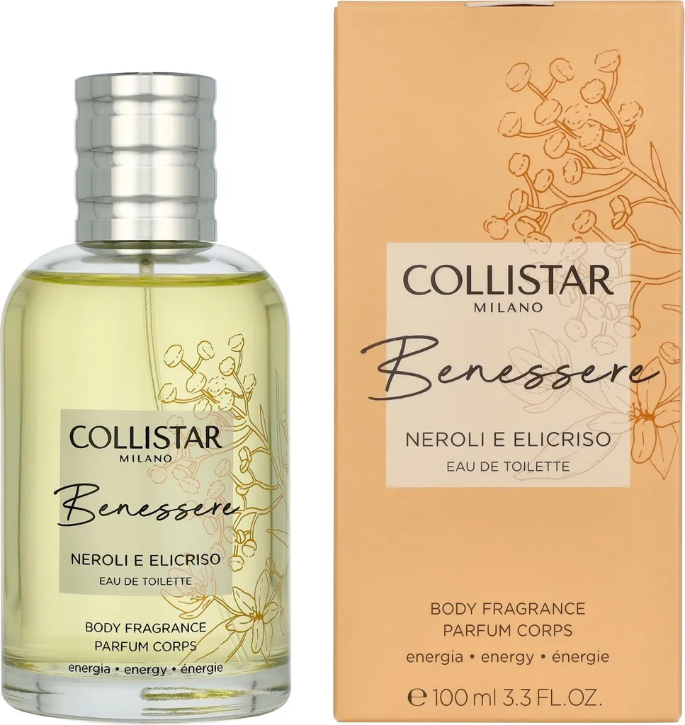 Eau de Toilette Benessere Néroli Hélichryse Collistar Parfum de Soin