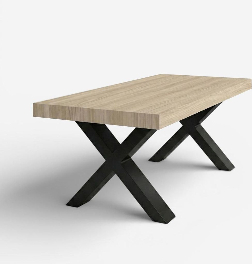 Moderner ausziehbarer Esstisch 12 Personen 180/280x90 Arezzo - Natur