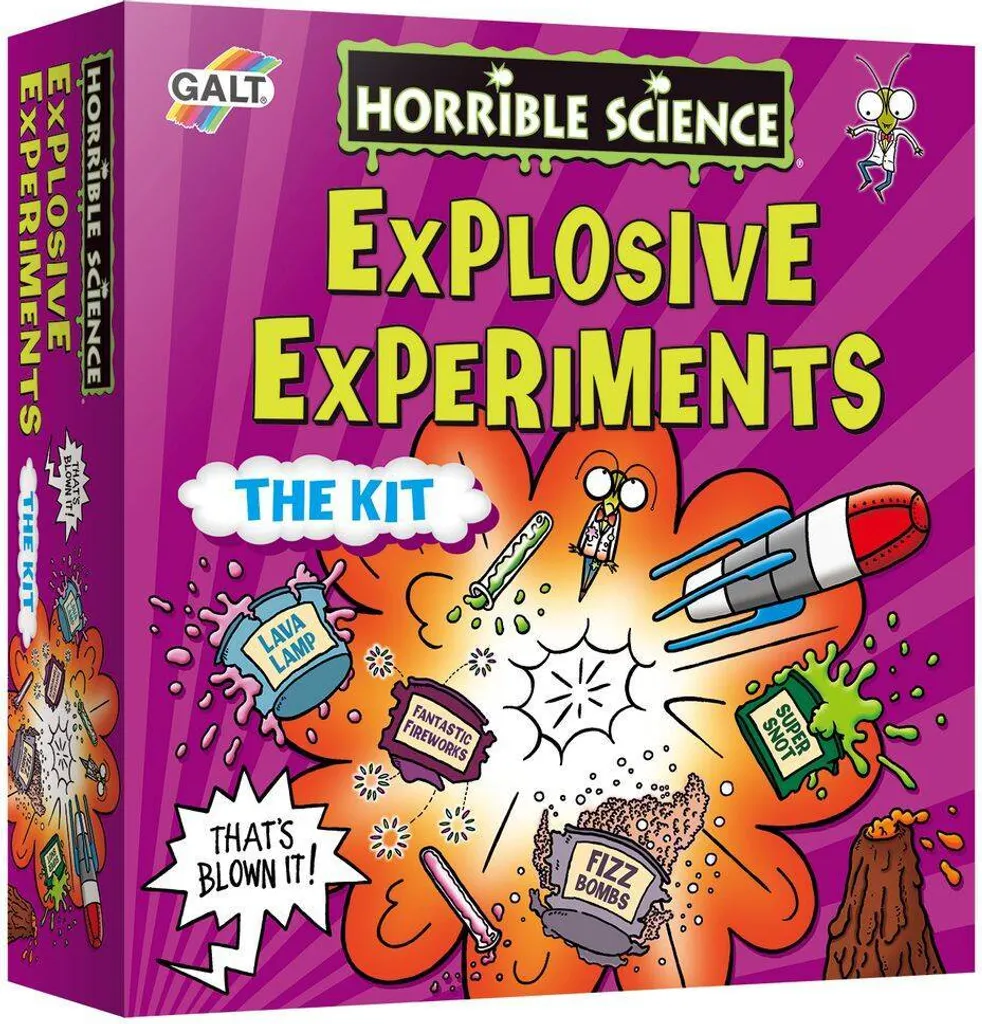 Galt Toys Science Terrible Expériences Explosives Kit Scientifique Enfant