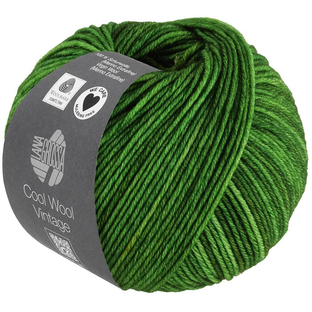 Lana Grossa - Cool Wool Vintage 7374 grün Produktbild 