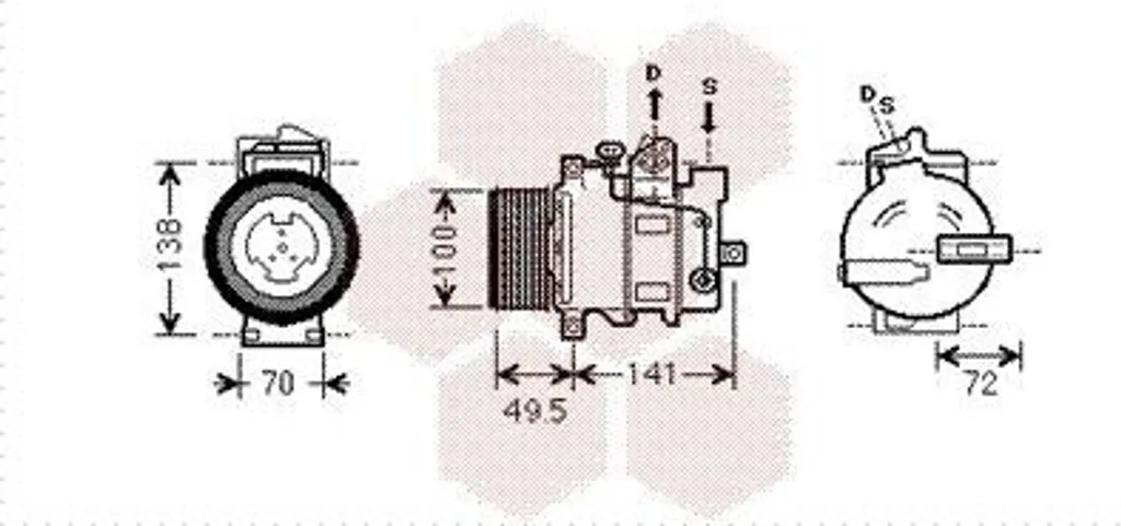 Réparer la clim Mercedes W211 W203 avec le compresseur VAN WEZEL 3000K476