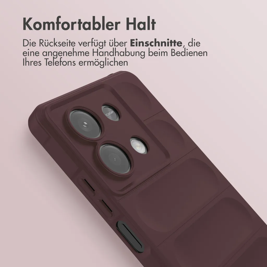 Cover imoshion EasyGrip Melanzana per Xiaomi Redmi Note 13 5G | Chic & Safe - 2