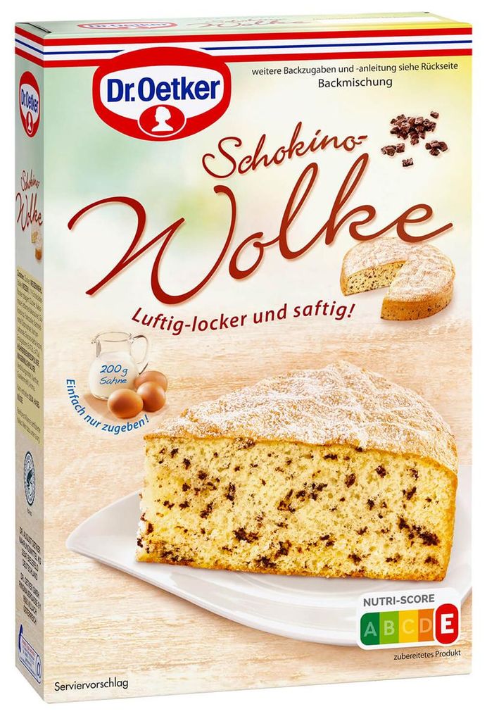 Dr. Oetker Schokino Wolke Kuchen Backmischung Produktbild 