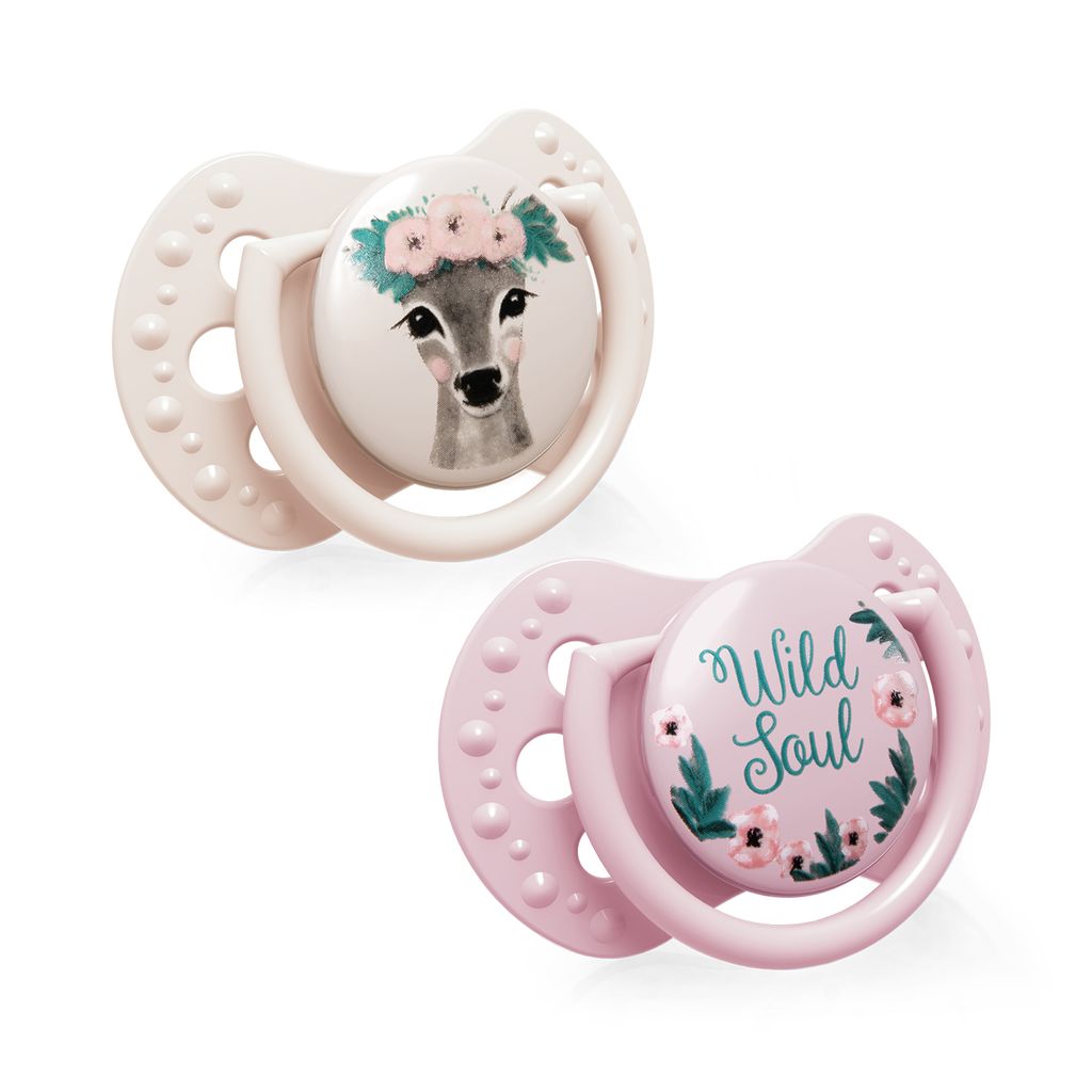 LOVI Schnuller Silikon dynamisch Wild Soul Girl 0-2 m 2 St. Produktbild 