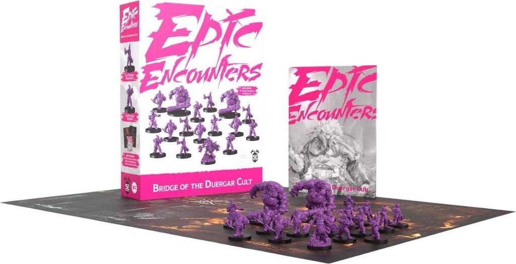 Epische Begegnungen – Die Brücke des Duergar-Kults (Abenteuer für D&D 5E + 17 Miniaturen)