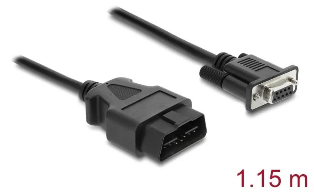 Adaptateur OBD2 pour lecteur de code et scanner série Sub-D 9 broches