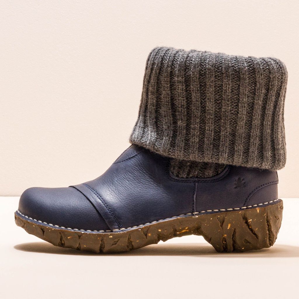 El naturalista Schnürstiefel N097 NATURAL GRAIN OCEAN / YGGDRASIL Farbe Ocean