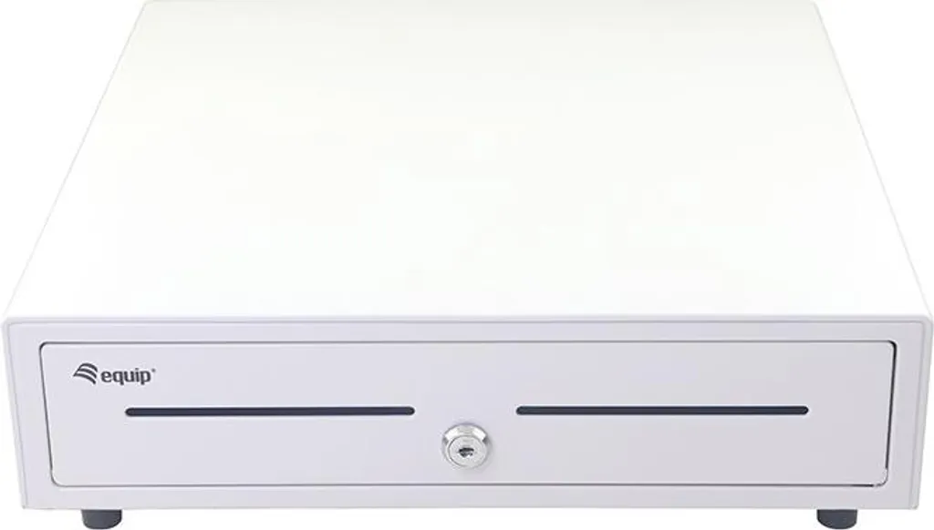Equip Kassenschublade Tiroir-Caisse 4 Billets 8 Pièces RJ11 POS Blanc