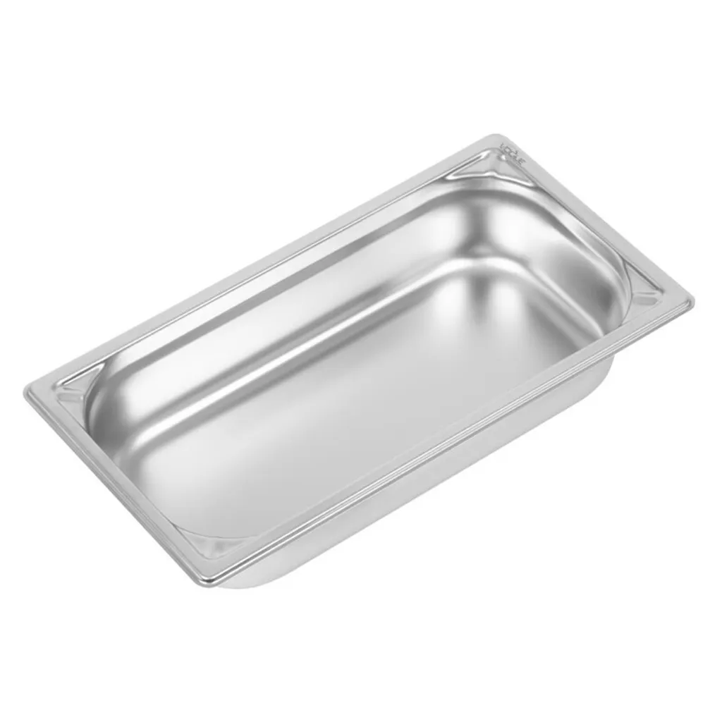 Contenitore Acciaio Inox Vogue GN 1/3 65mm: Stock Professionale Ristoranti