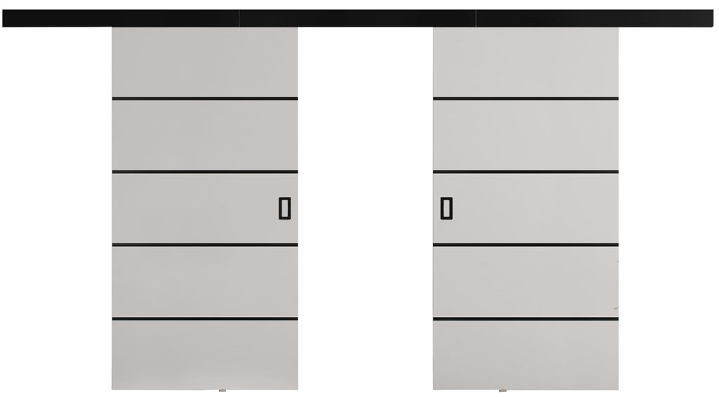 KIER FURNITURE Schiebetür Komplettset WERDI PLUS DUO Produktbild 