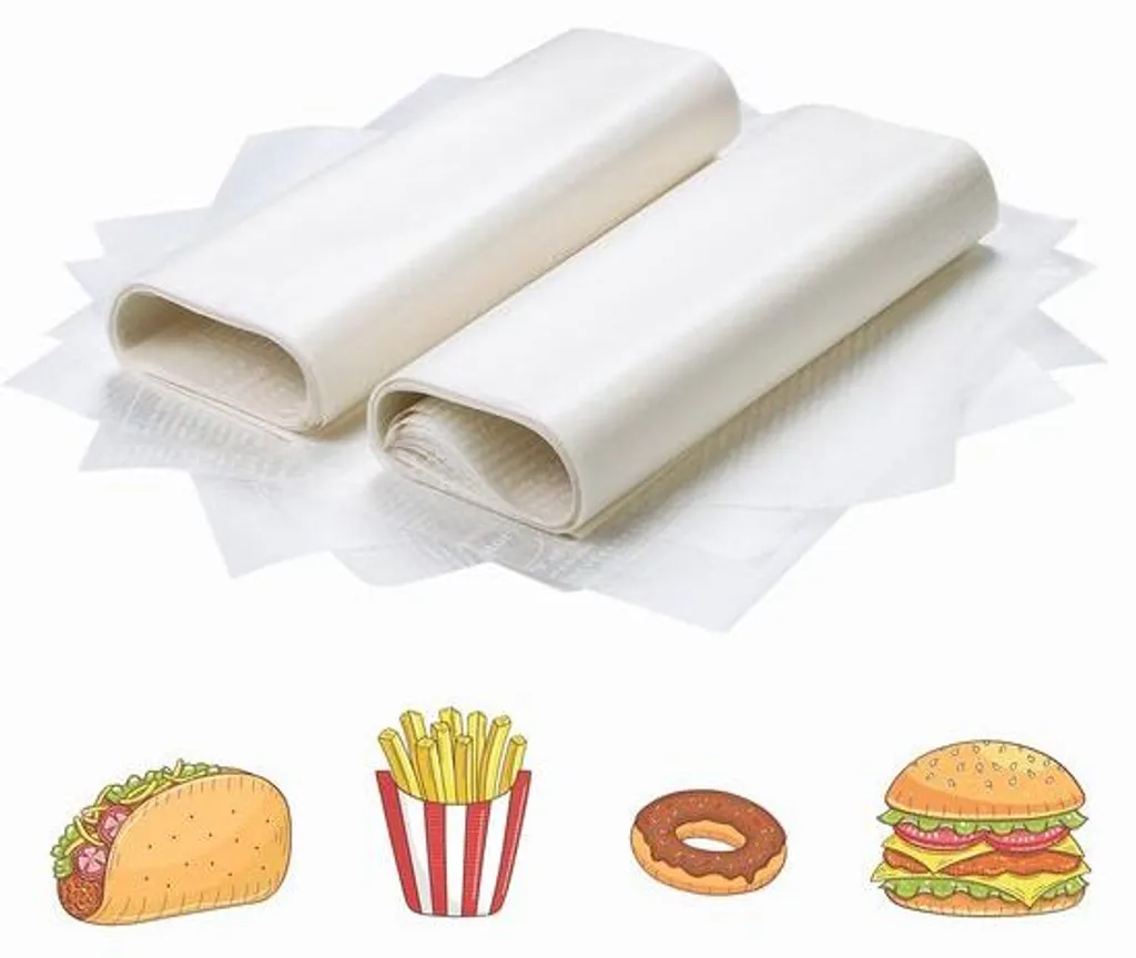 Papier ciré alimentaire contre le dessèchement - 100 feuilles fromage