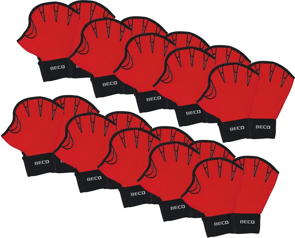 Gants de natation en néoprène Beco pack de 10 paires taille M