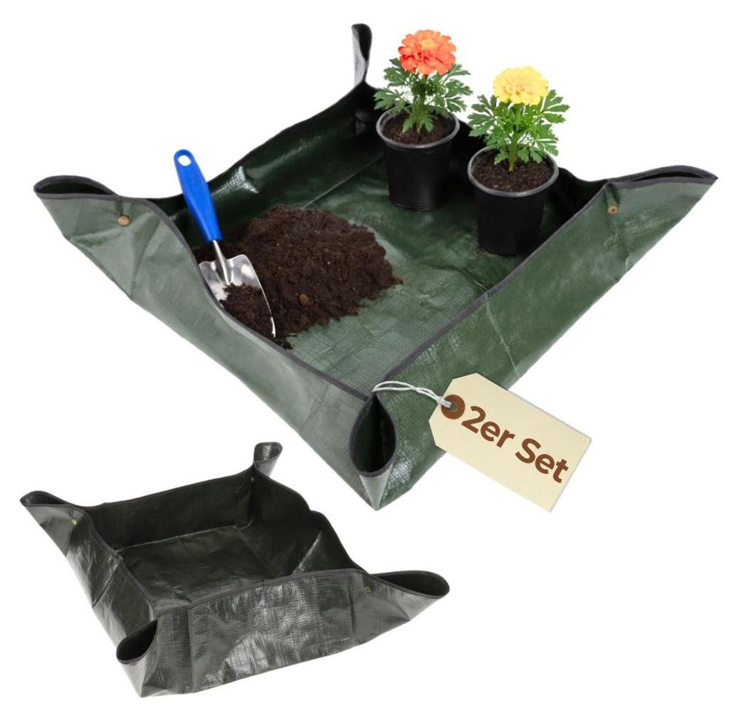 2er Set Pflanzen Umtopfmatte Wasserdicht Pflanzunterlage Produktbild 