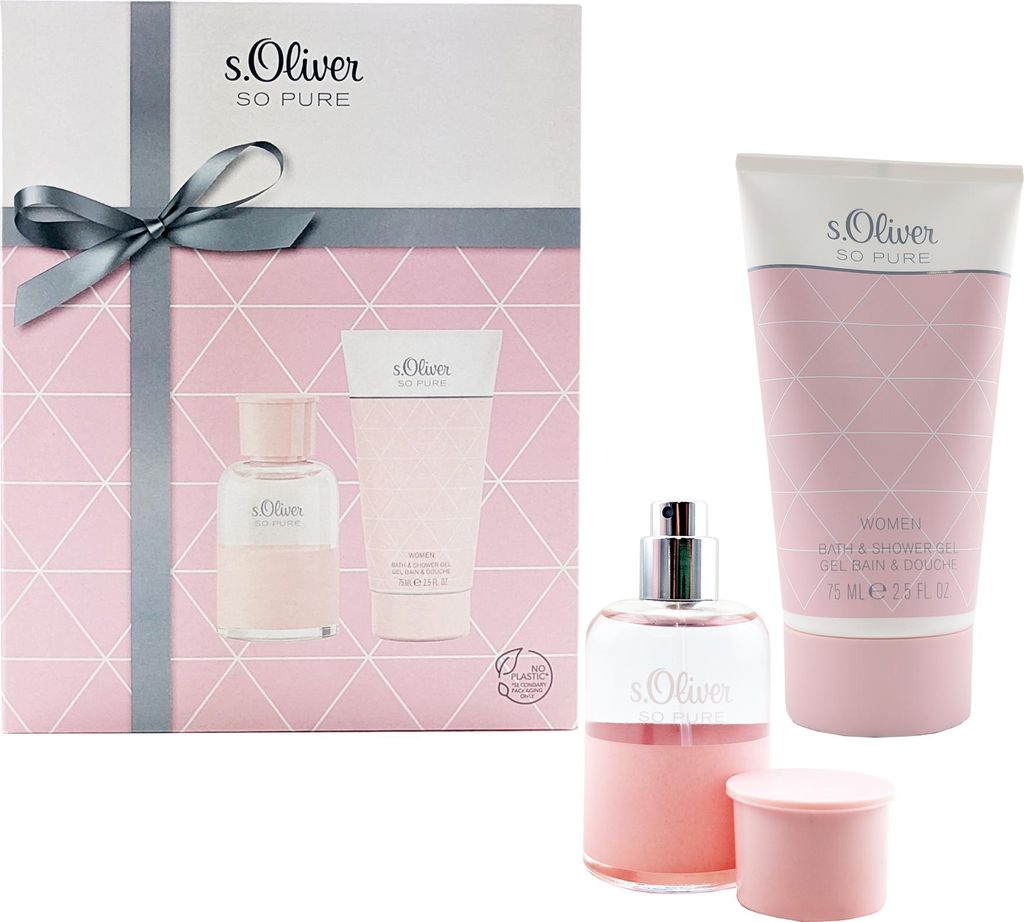 s Oliver Geschenkset SO PURE WOMAN 1 x 30ml Eau de Toilette + 1 x 75ml Dusch