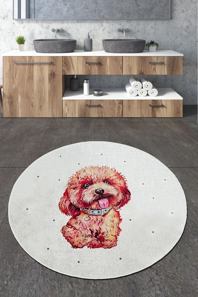Mijolnir, Terrier- CHL4788, Bunt, Badematten, 700 gr/m², 100% POLYESTER