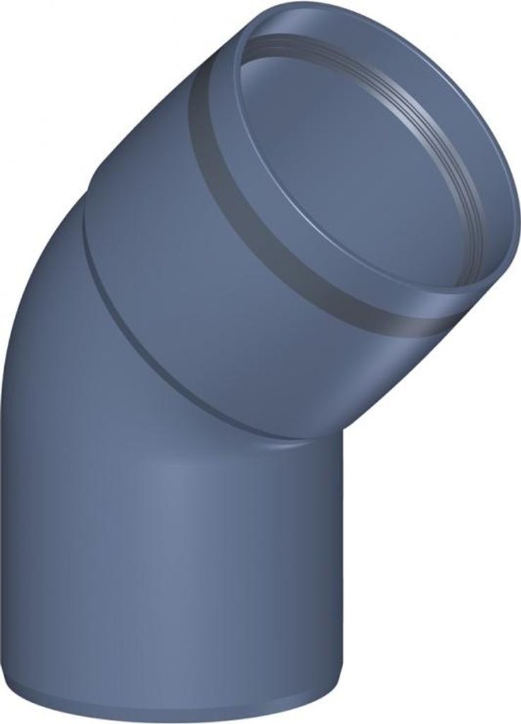 PoloPlast POLO KAL XS Bogen DN 75, 45 Grad Zdjęcie produktu 