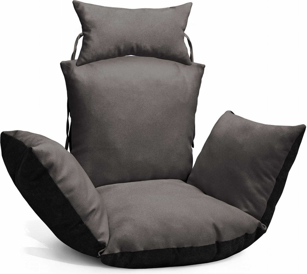 Vankúš na závesné kreslo v grafitovej farbe - z odolnej Obrázok produktu 