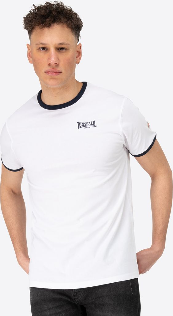 Herren T-Shirt normale Passform TRELILL White/Navy M Produktbild 