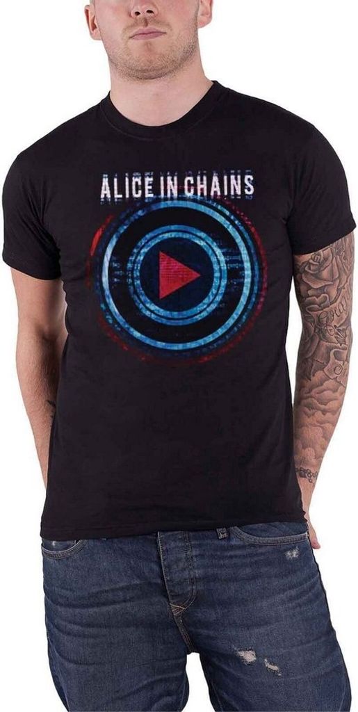 Alice In Chains - "Played" T-Shirt für Herren/Damen Uni RO271 (XL) (Schwarz)