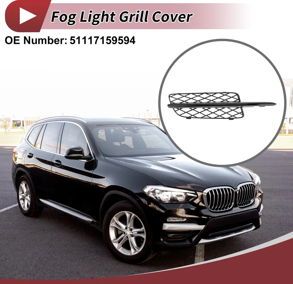 Grille de Feux Antibrouillard BMW X5 E70 2007-2010 Noir - OEM 51117159594 - 3