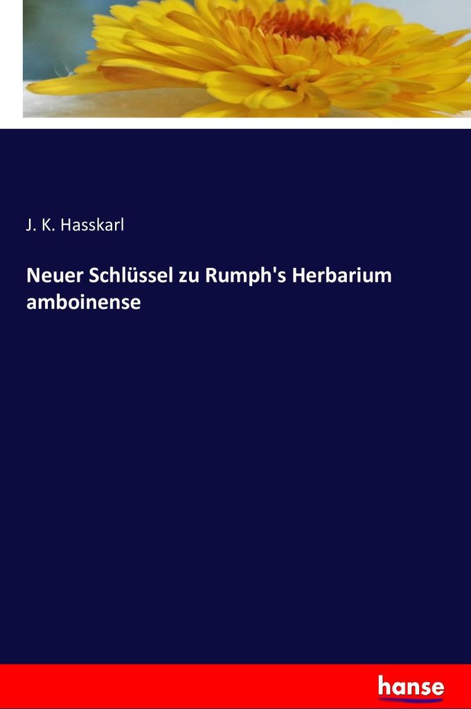 Neuer Schlüssel zu Rumph's Herbarium amboinense