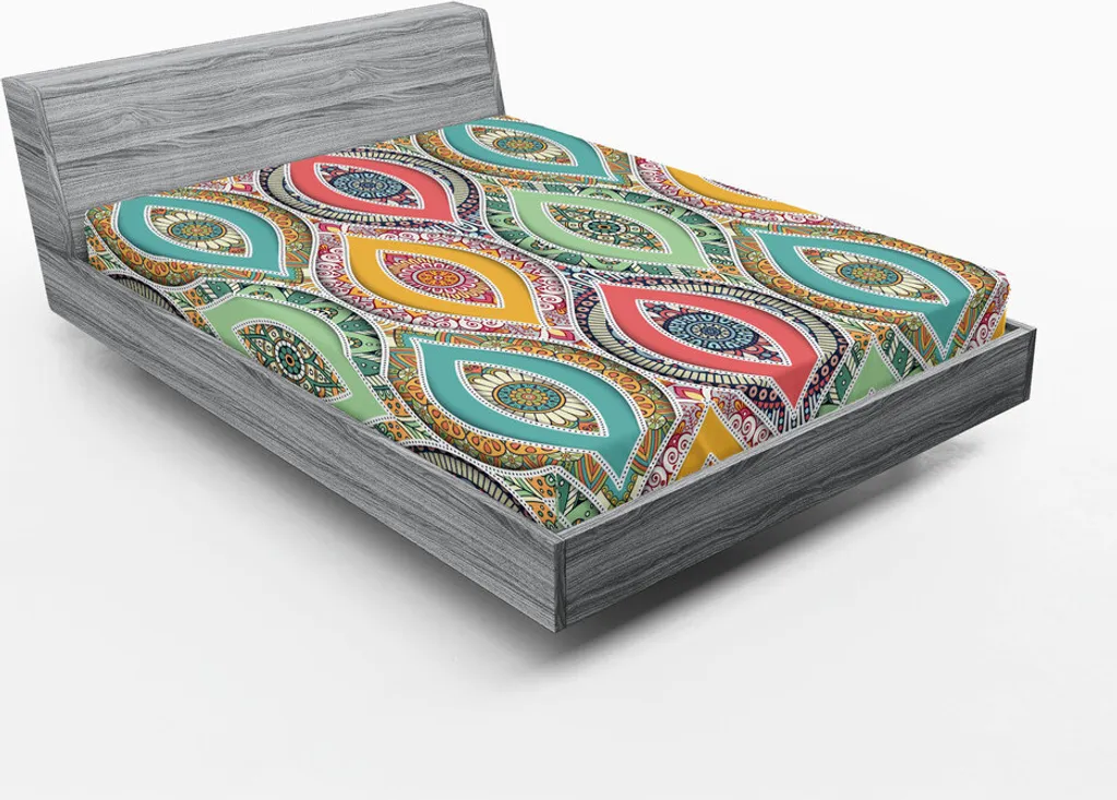 Lenzuolo Matrimoniale 180x200 ABAKUHAUS No Stiro: Stile Persiano