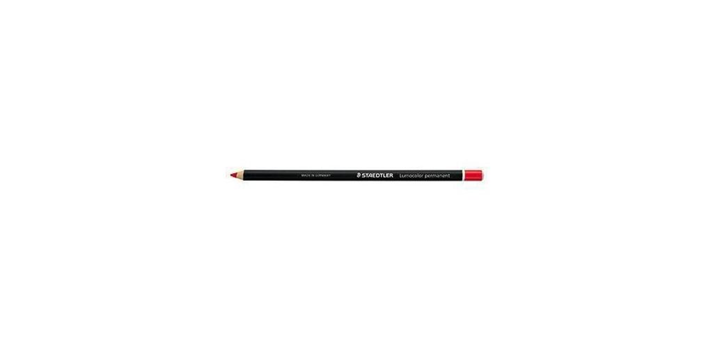 STAEDTLER Trockenmarker Lumocolor permanent glasochrom rot