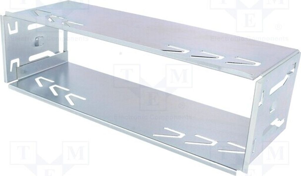 1x Radio-Einbaurahmen 1 DIN Sony Taschen und Halbtaschen für Radio und CB Zink