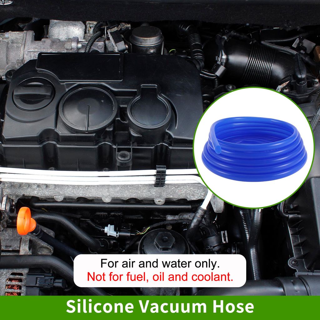 50Ft 5/8" 16mm ID 2mm Dicke Silikon-Vakuum-Schlauch Hochtemperatur-Automobil-Vakuumschlauch 1 Stück 130PSI Max Druck