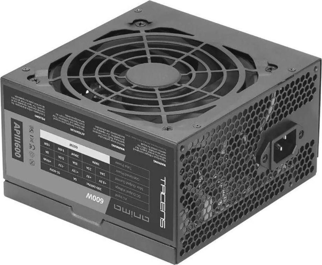 Tacens APIII600, 600 W, 200 - 240 V, 50 - 60 Hz, 5 A, 180 Produktbild 
