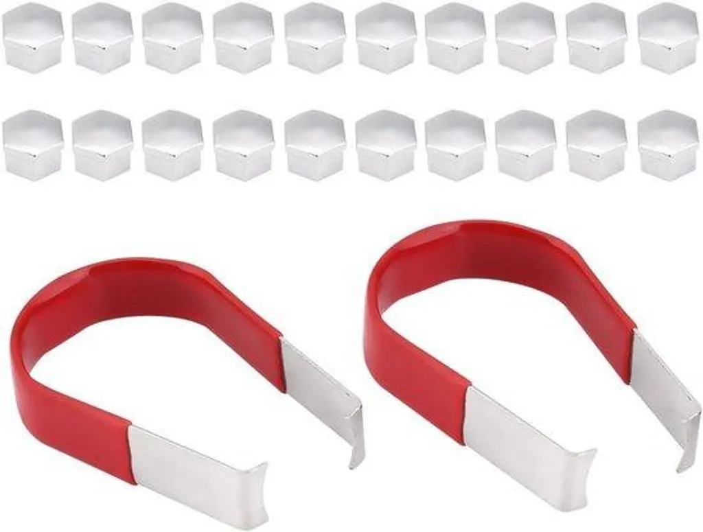 Caches-vis verts 19 mm pour personnaliser et protéger vos jantes alu
