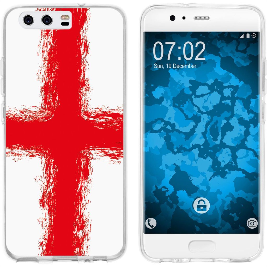 PhoneNatic Case kompatibel mit Huawei P10 Plus Silikon-Hülle WM England M4