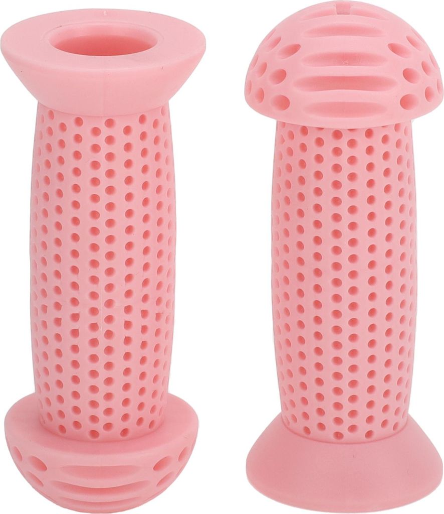 Kinderfahrrad Lenkergriffe Abdeckungen 100mm Lang Weich | Kinderfahrrad Lenkergriffe Schutz Rosa 1 Paar