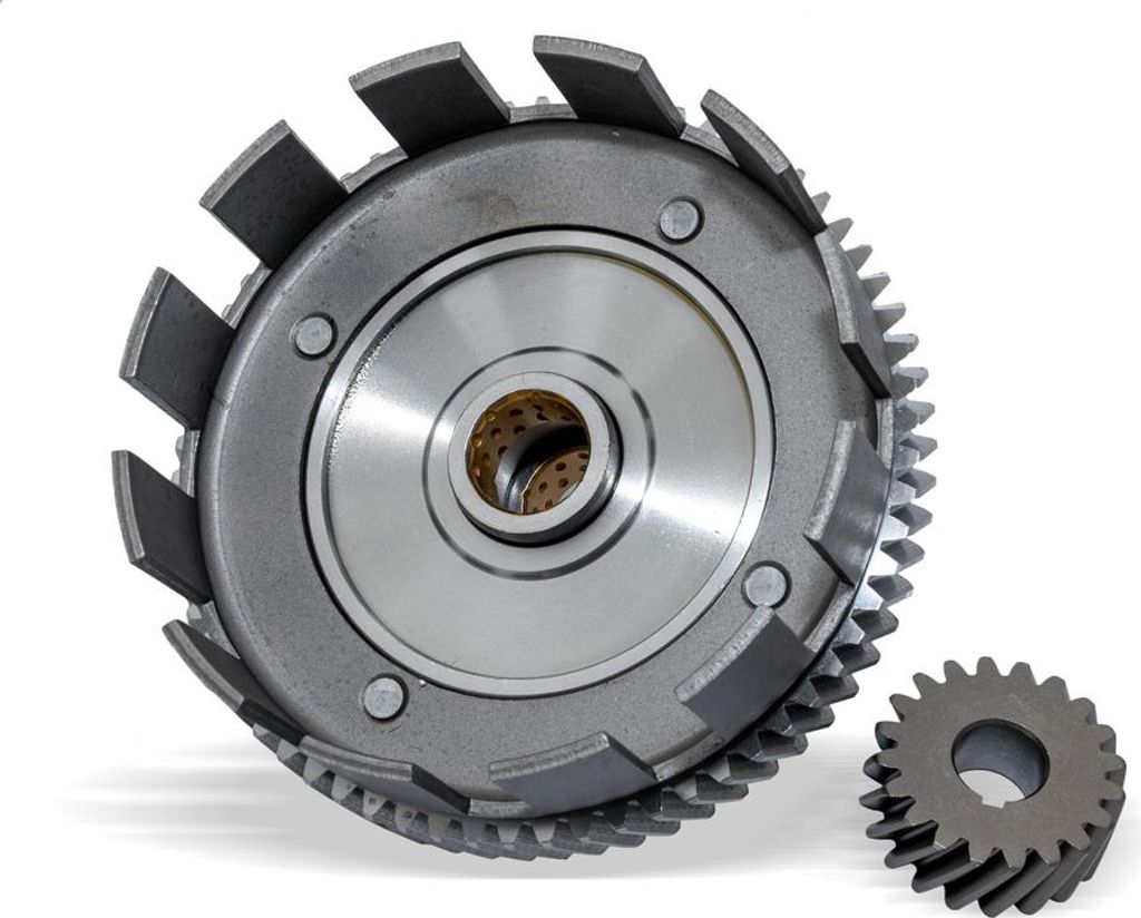 Set: Kupplungskorb + Antriebsritzel, 65/20 Zahn - Simson S51, S53, SR50, KR51/2 Schwalbe