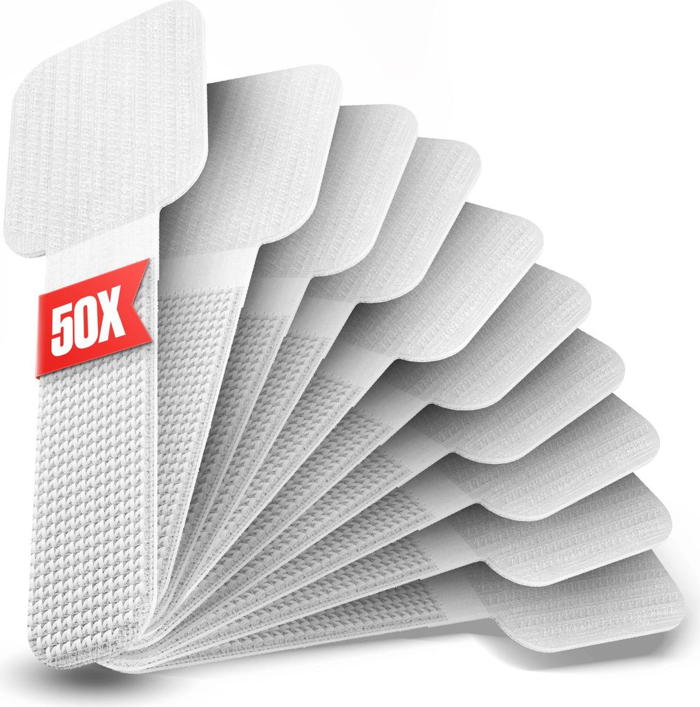 Label-the-cable WALL, Nylon, Polyester, Černá, Bílá, 33 mm, Obrázek produktu 