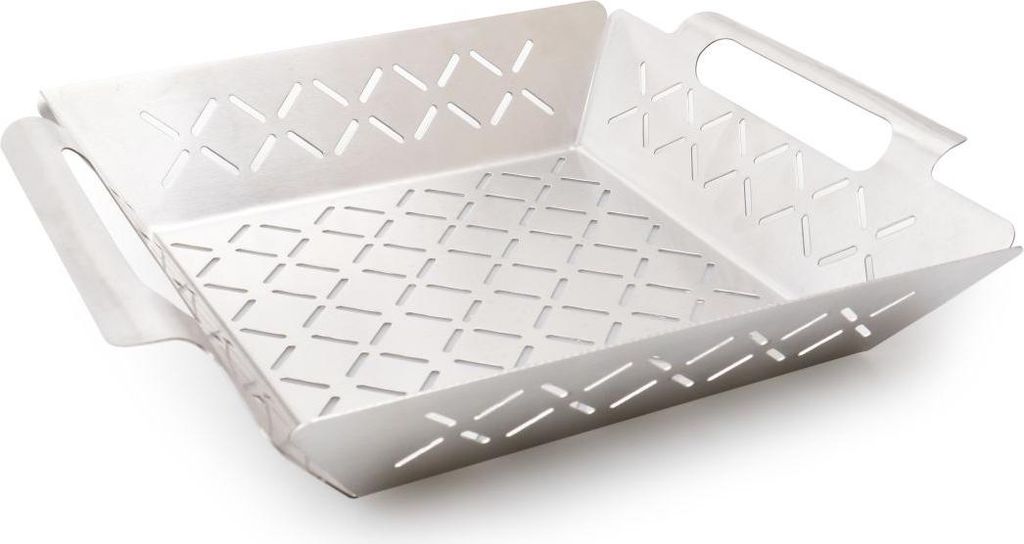 Primaster Grillkorb Premium Edelstahl 35 x 29 x 7 cm
